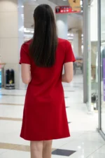 Дамска рокля с къс ръкав - Image 2