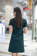 Дамска рокля с къс ръкав - Image 2