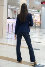 Класическо вталено сако, тъмносиньо - Image 10