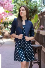 Дамска рокля с V-образно деколте - Image 7