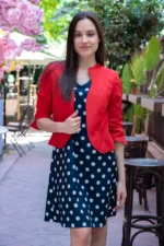 Дамска рокля с V-образно деколте - Image 6