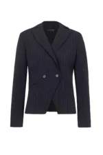 Костюм от двуредно дамско сако и панталон с широк крачол - Image 2