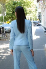 Дамски костюм от сако с едно копче и дамски панталон - Image 3