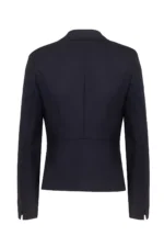 Дамски костюм от сако с остър ревер и широк панталон - Image 4