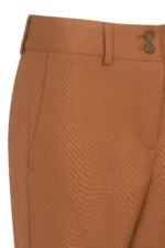 Елегантен дамски костюм в цвят камел - Image 7