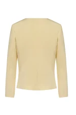 Дамско сако в жълт цвят - Image 3