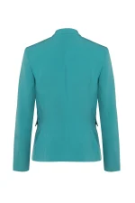 Дамско сако 188-17 мента – заден изглед, вталена кройка | Aleta Parizi