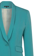 Детайл едно копче – дамско сако 188-17 ментово | Aleta Parizi