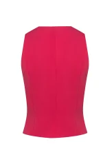 Дамски елек, цвят корал - Image 3