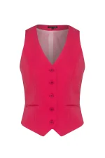 Дамски елек, цвят корал