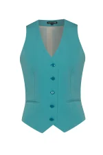 Дамски елек, цвят мента